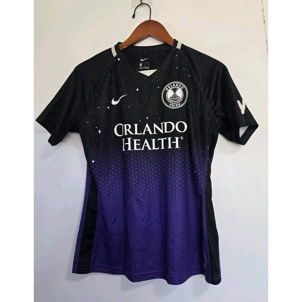 Nike Orlando Pride Toni Pressley Soccer Jersey Sz M Black Purple Orlando Health